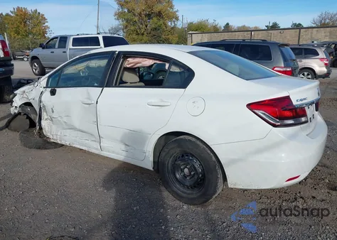 2014 Honda Civic Lx z USA, uszkodzony, nr VIN 19XFB2F55EE237326